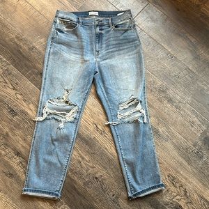 Studio Blue Jeans, heavier jean with good stretch.